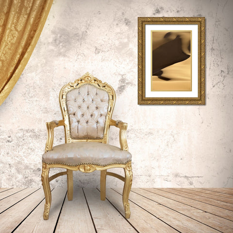 Desert Gold Ornate Wood Framed Art Print with Double Matting by Karimi, Arash