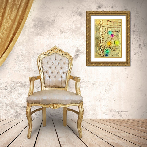 Gangsta man 2 Gold Ornate Wood Framed Art Print with Double Matting by Kulik, Rafal