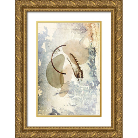 Boho art 7 Gold Ornate Wood Framed Art Print with Double Matting by Kulik, Rafal