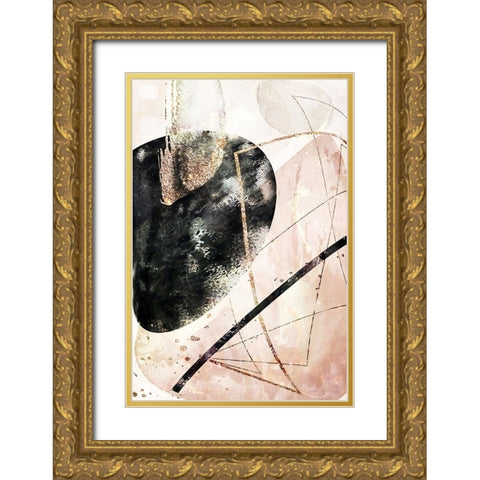 Boho art 9 Gold Ornate Wood Framed Art Print with Double Matting by Kulik, Rafal