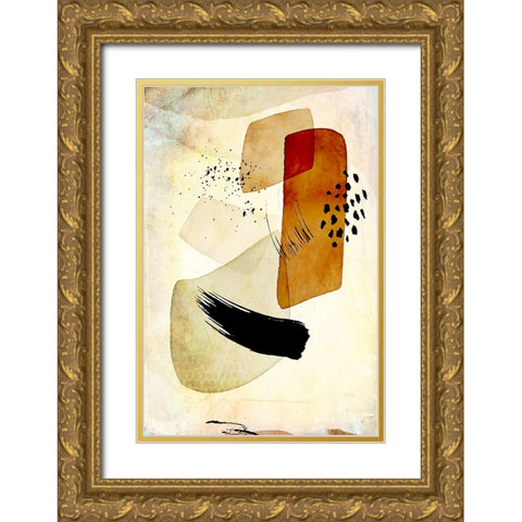 Boho art 14 Gold Ornate Wood Framed Art Print with Double Matting by Kulik, Rafal