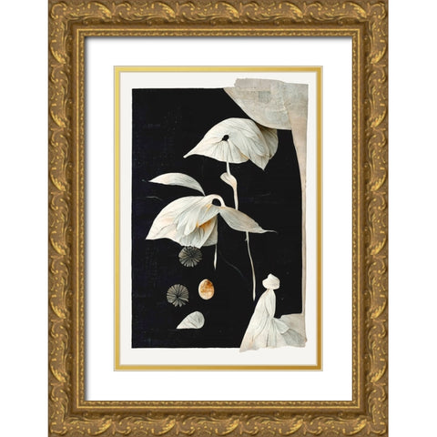The Seed Gold Ornate Wood Framed Art Print with Double Matting by Treechild