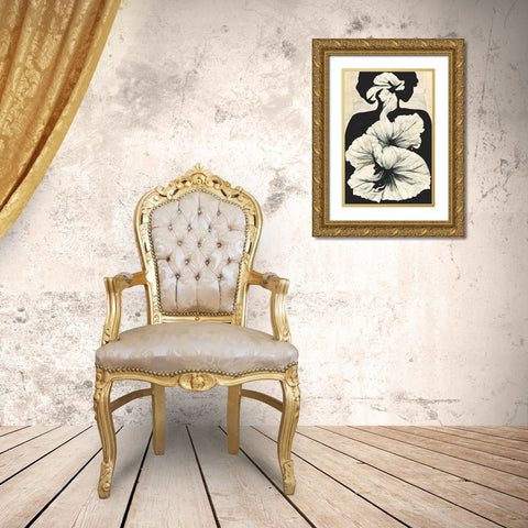 The Healing Gold Ornate Wood Framed Art Print with Double Matting by Treechild