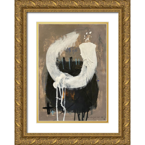 Fresh Start 3 Gold Ornate Wood Framed Art Print with Double Matting by Raposo, Afranio