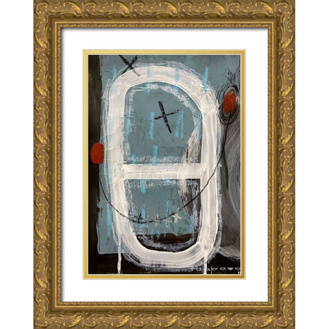 Fresh Start 1 Gold Ornate Wood Framed Art Print with Double Matting by Raposo, Afranio