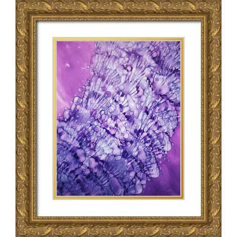 She Sells Sea Shells Gold Ornate Wood Framed Art Print with Double Matting by Mann, Tara