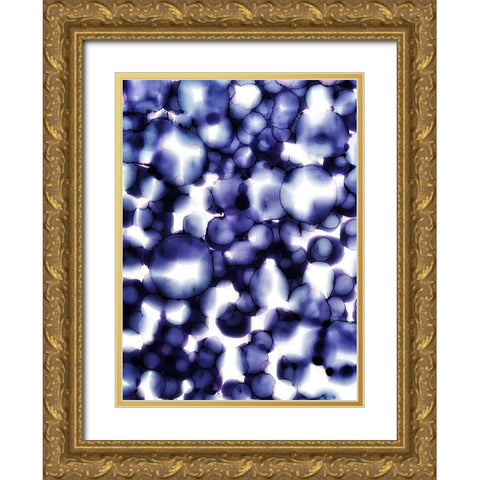 Frostbite Gold Ornate Wood Framed Art Print with Double Matting by Mann, Tara