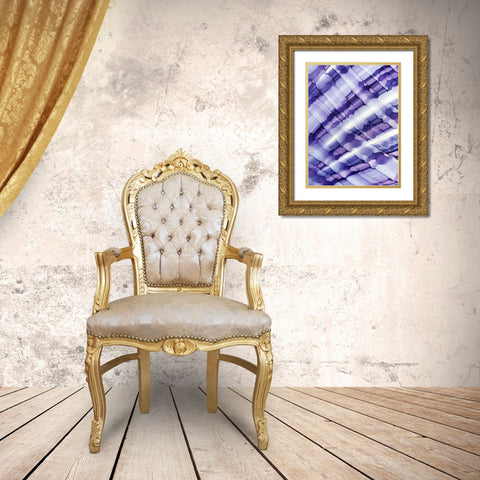 Purple Moon Gold Ornate Wood Framed Art Print with Double Matting by Mann, Tara