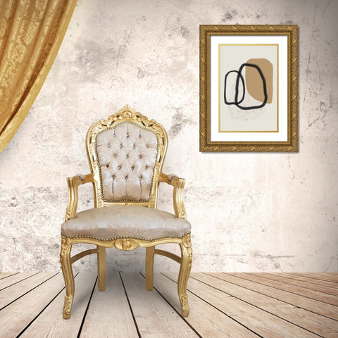 Feels like this Gold Ornate Wood Framed Art Print with Double Matting by Uplusmestudio