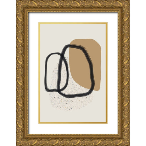 Feels like this Gold Ornate Wood Framed Art Print with Double Matting by Uplusmestudio
