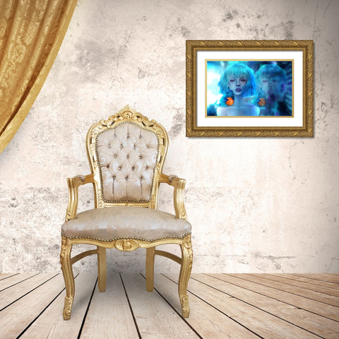 Love for Dragon Ball Z Gold Ornate Wood Framed Art Print with Double Matting by Griesel, Jolene
