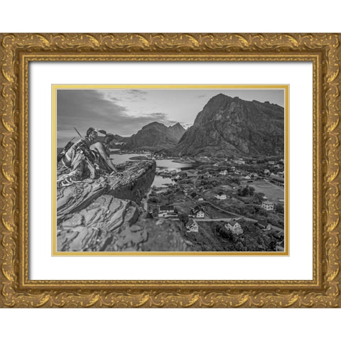 A Different Time 2 Gold Ornate Wood Framed Art Print with Double Matting by Martinussen, Baard