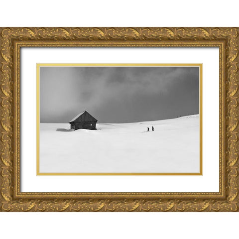 Drumul Spre Casa (The Way Home) Gold Ornate Wood Framed Art Print with Double Matting by Dumitrescu, Vlad