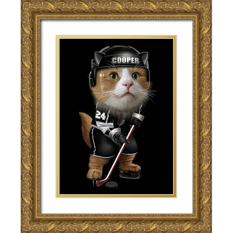 Cooper Gold Ornate Wood Framed Art Print with Double Matting by Lawless, Adam