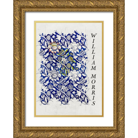 Wey Gold Ornate Wood Framed Art Print with Double Matting by Pictufy