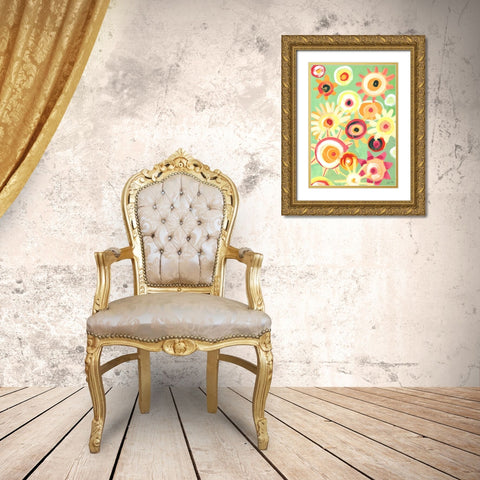 Sunny Days Gold Ornate Wood Framed Art Print with Double Matting by Zwara, Ania