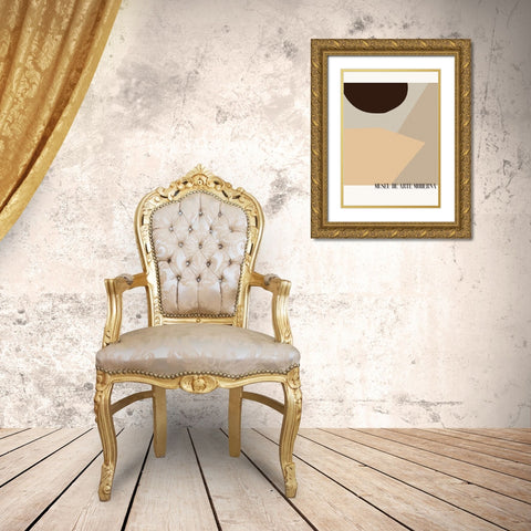 Museu De Arte Moderna 01 Gold Ornate Wood Framed Art Print with Double Matting by Pictufy Studio