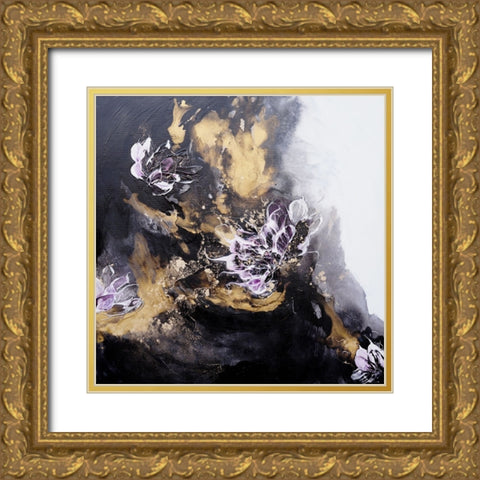 Dancing into the Sunset Gold Ornate Wood Framed Art Print with Double Matting by Wattre, Francoise