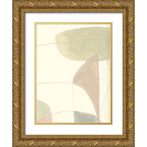 Around Gold Ornate Wood Framed Art Print with Double Matting by Hobday, Dan