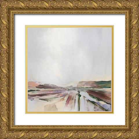 Beauty Gold Ornate Wood Framed Art Print with Double Matting by Hobday, Dan