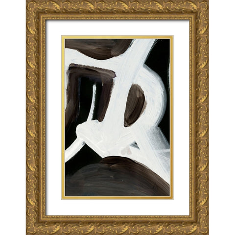 Connected Gold Ornate Wood Framed Art Print with Double Matting by Hobday, Dan