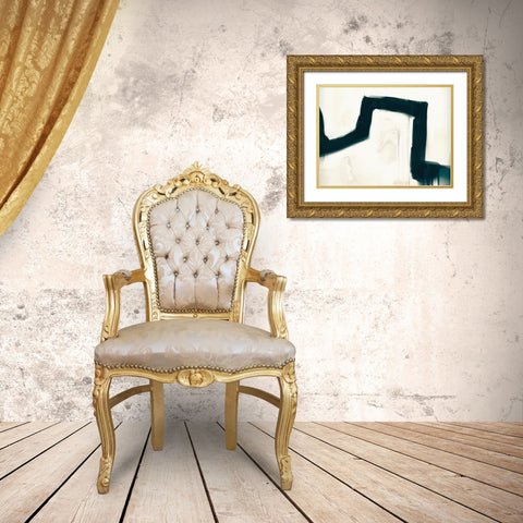 Bridge Gold Ornate Wood Framed Art Print with Double Matting by Hobday, Dan