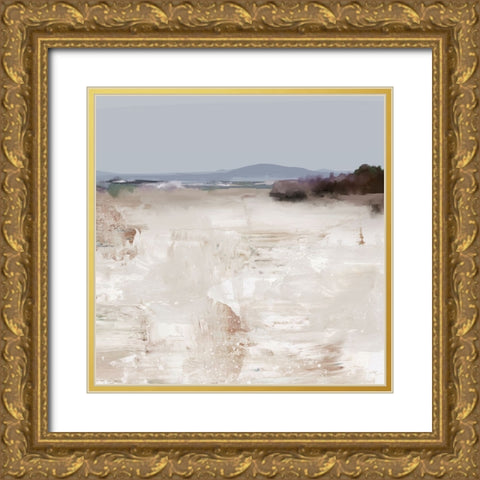 Stream Gold Ornate Wood Framed Art Print with Double Matting by Hobday, Dan