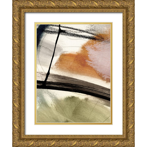 Light No2 Gold Ornate Wood Framed Art Print with Double Matting by Hobday, Dan