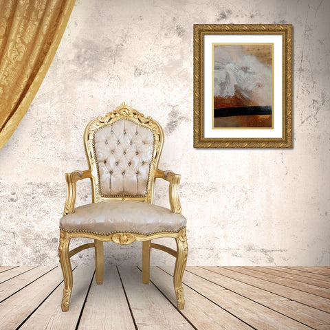 Layers Gold Ornate Wood Framed Art Print with Double Matting by Hobday, Dan