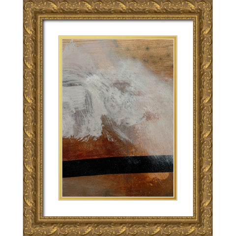 Layers Gold Ornate Wood Framed Art Print with Double Matting by Hobday, Dan