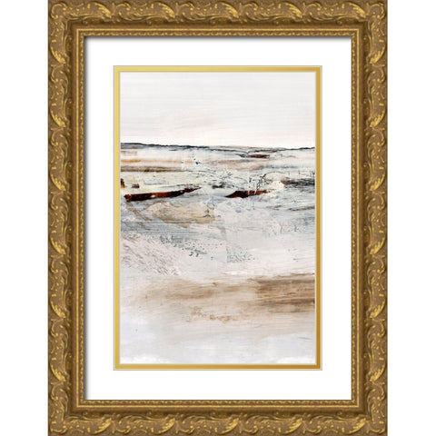 August Gold Ornate Wood Framed Art Print with Double Matting by Hobday, Dan