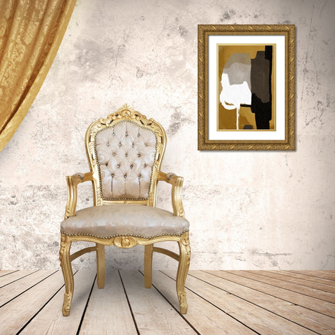 Resting Gold Ornate Wood Framed Art Print with Double Matting by Hobday, Dan