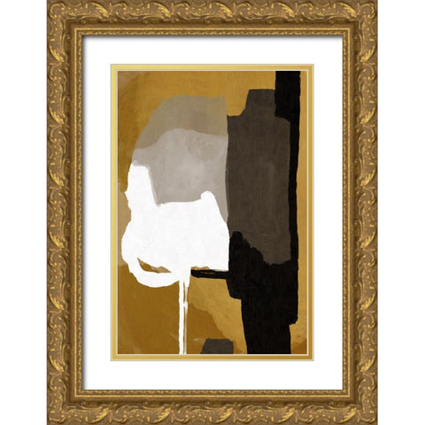 Resting Gold Ornate Wood Framed Art Print with Double Matting by Hobday, Dan