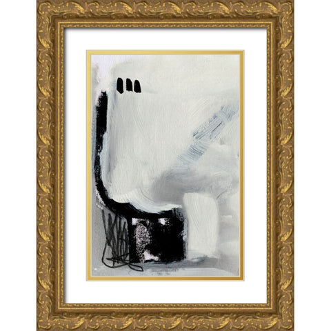 Beyond No2 Gold Ornate Wood Framed Art Print with Double Matting by Hobday, Dan