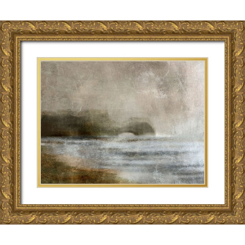 Dusk Gold Ornate Wood Framed Art Print with Double Matting by Hobday, Dan