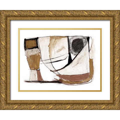 Sailing Gold Ornate Wood Framed Art Print with Double Matting by Hobday, Dan