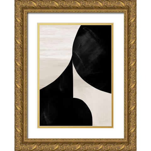 Night Gold Ornate Wood Framed Art Print with Double Matting by Hobday, Dan