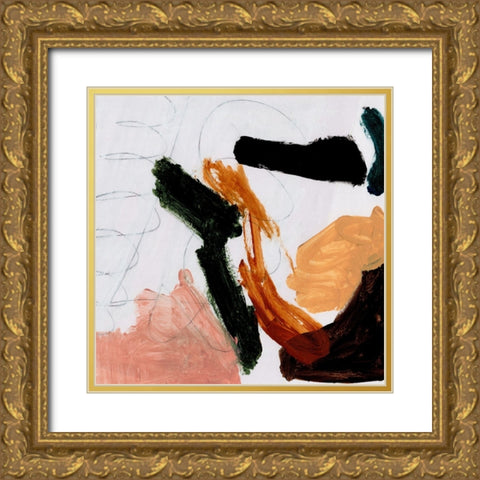 Play Gold Ornate Wood Framed Art Print with Double Matting by Hobday, Dan