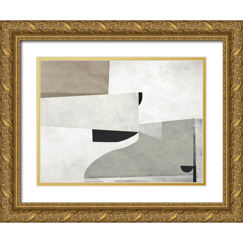 Priory Gold Ornate Wood Framed Art Print with Double Matting by Hobday, Dan