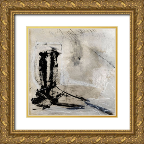 Method Gold Ornate Wood Framed Art Print with Double Matting by Hobday, Dan