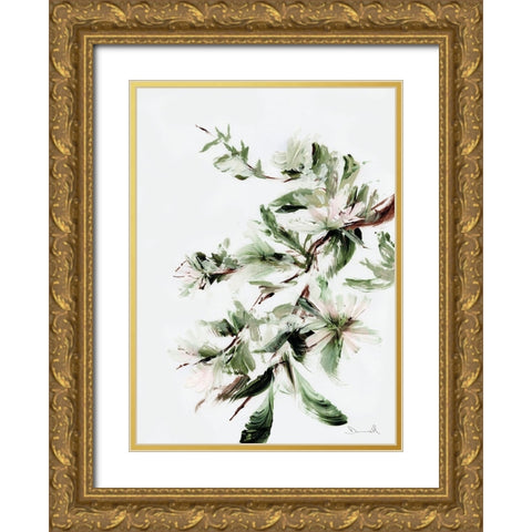Bloom Gold Ornate Wood Framed Art Print with Double Matting by Hobday, Dan
