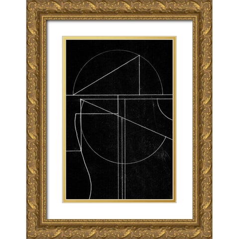Buia Gold Ornate Wood Framed Art Print with Double Matting by Hobday, Dan