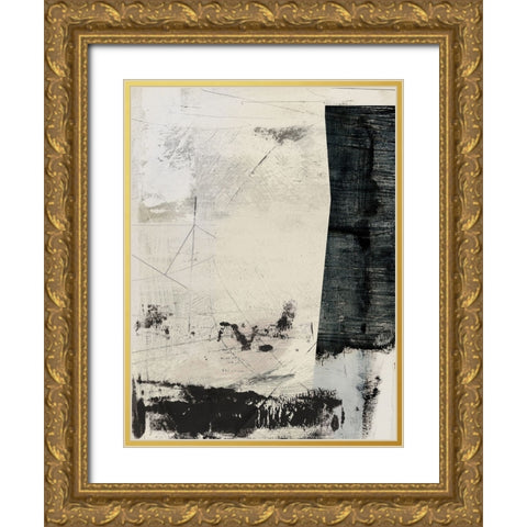 Movement Gold Ornate Wood Framed Art Print with Double Matting by Hobday, Dan