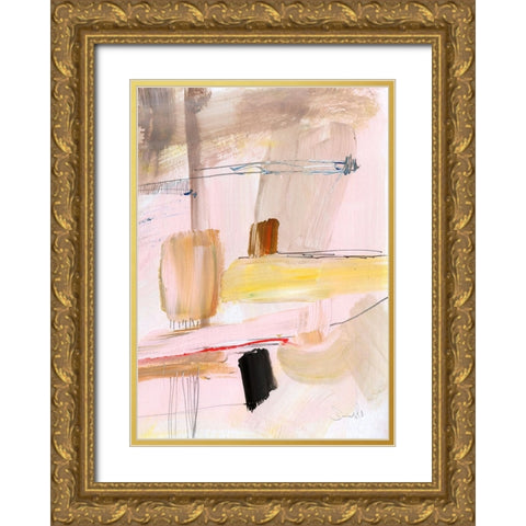 Summer Dream Gold Ornate Wood Framed Art Print with Double Matting by Hobday, Dan