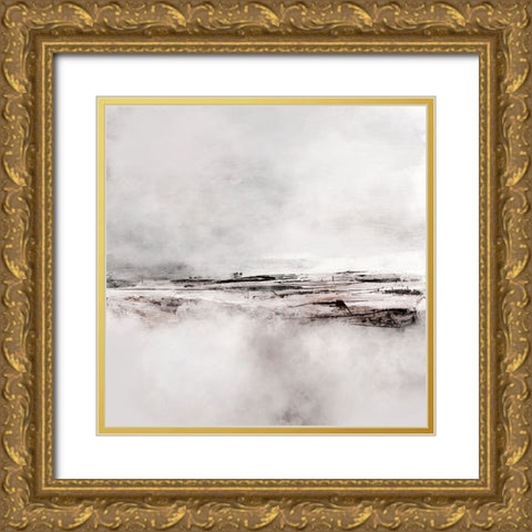 Ranch Gold Ornate Wood Framed Art Print with Double Matting by Hobday, Dan