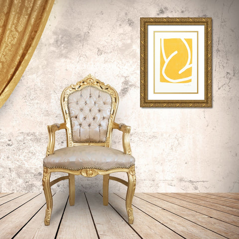 Mellow Gold Ornate Wood Framed Art Print with Double Matting by Hobday, Dan