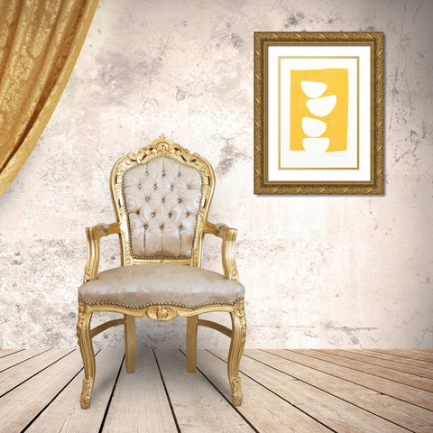 Mellow No2 Gold Ornate Wood Framed Art Print with Double Matting by Hobday, Dan