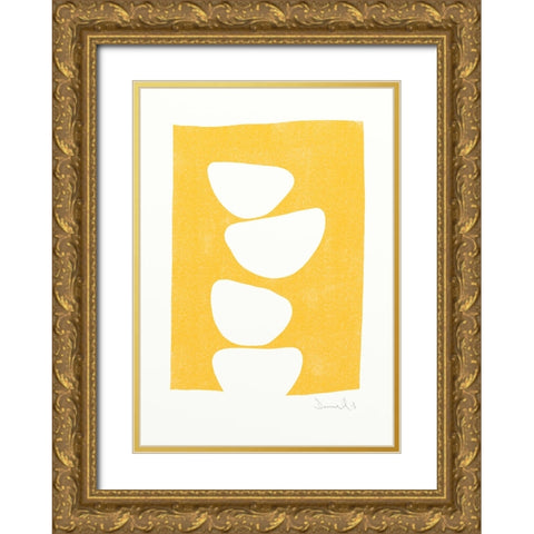 Mellow No2 Gold Ornate Wood Framed Art Print with Double Matting by Hobday, Dan