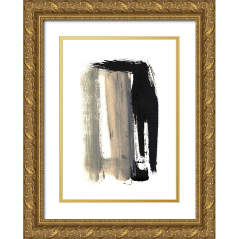 Alley Gold Ornate Wood Framed Art Print with Double Matting by Hobday, Dan