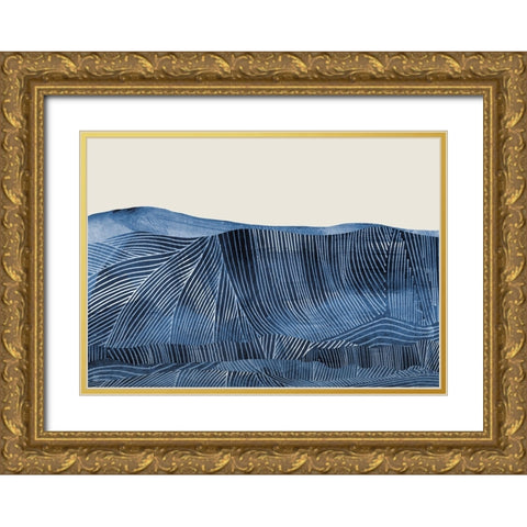 Harvest Gold Ornate Wood Framed Art Print with Double Matting by Hobday, Dan